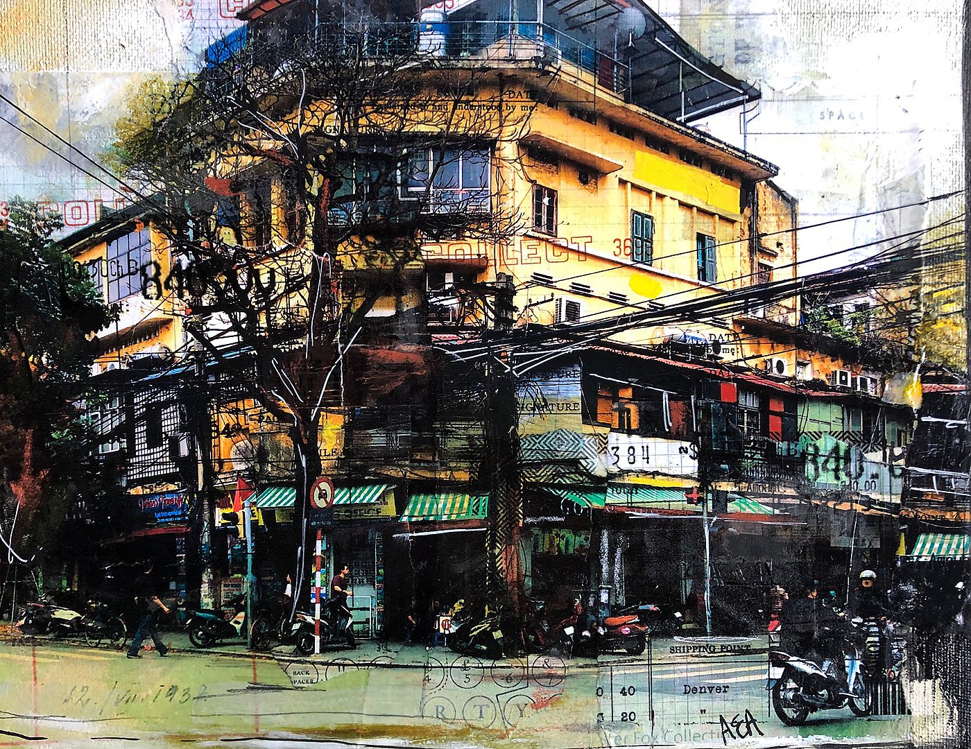 OLD TOWN HANOI by Anna  Allworthy